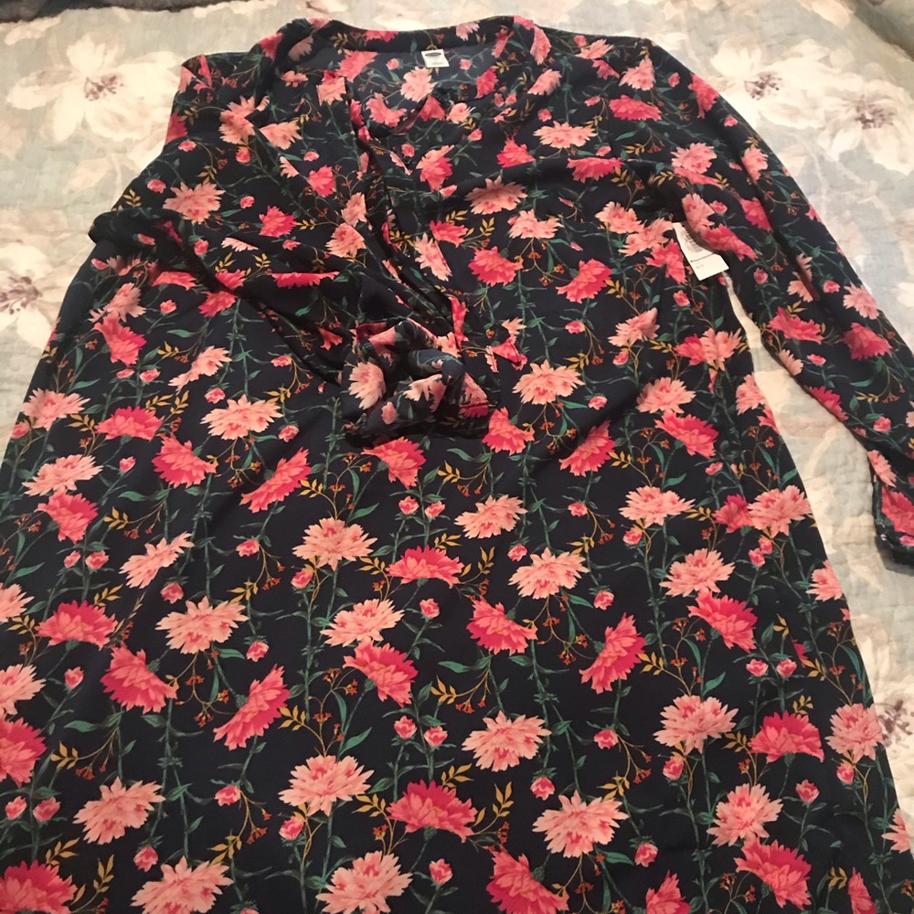Old navy satin floral dress